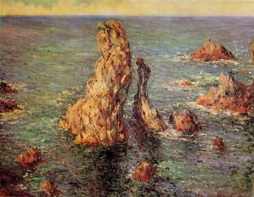 Pyramids at PortCoton Claude Monet Oil Paintings